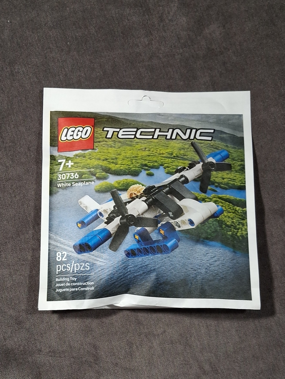 Lego Technic White Seaplane 30736 82 Pieces Age 7+ NEW
